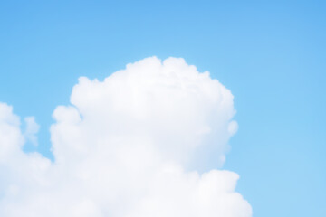 Beautiful cirrus clouds on blue sky on a sunny day background texture. wallpaper skybox