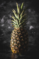 Pineapple on dark background © Exploder