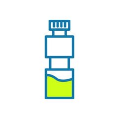 Bottle line icon