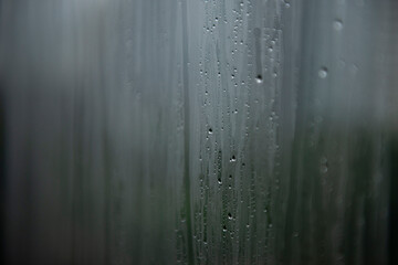 window with  water drop 