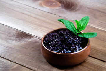 blackberry jam, lime, tea, winter