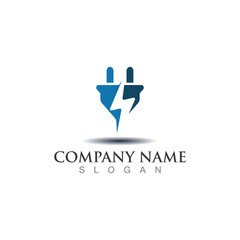 Lightning Logo electricity Template Design Vector Design Concept, Creative