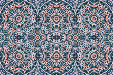 Weathered autumn abstract leaf backgroudn with mandala shape	