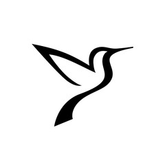 colibri hummingbird logo vector icon illustration © gaga vastard