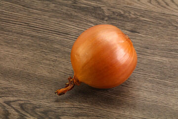 Yellow ripe natural organic onion