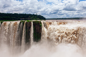 The world famous Iguazu Waterfall - Argentina side