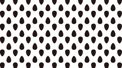 Black sesame seeds patter wallpaper. Black sesame seeds on white background.