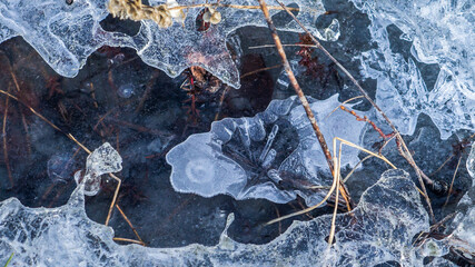 Ice in the landscape