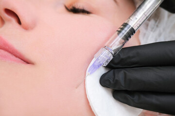 Cosmetic injections for skin rejuvenation.