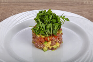 Raw Tuna fish Tartar snack