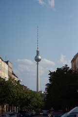 Naklejka premium TV tower in berlin, germany.
