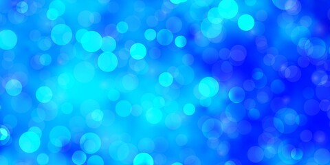 Light BLUE vector pattern with circles.