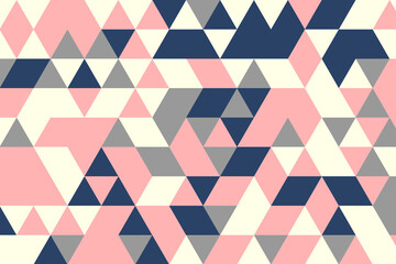 abstract triangle pattern, faded colors