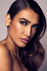 Fototapeta premium beauty portrait of Italian-Armenian girl