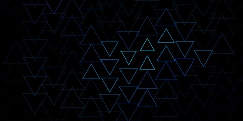 Dark BLUE vector layout with lines, triangles.