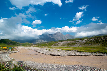 river in the mountains