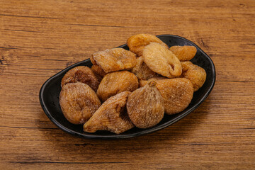 Dry sweet fig fruit heap