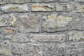 Stone wall texture. Castle brick detail.

