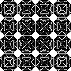 Geometric shapes made of squares. Scribbles. Seamless background. Can be used for social media, posters, email, print, ads designs.