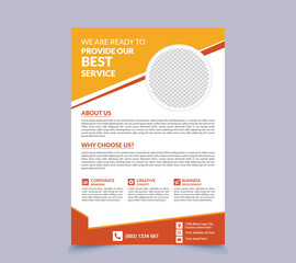 Business Corporate Modern Flyer Design Template