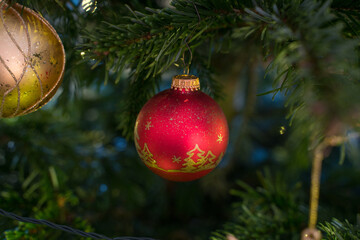 Obraz premium Weihnachtsbaumschmuck