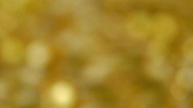 Beautiful soft focus effect abstract yellow video background
