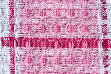 Fabric texture abstract   background. Close up Macro shot