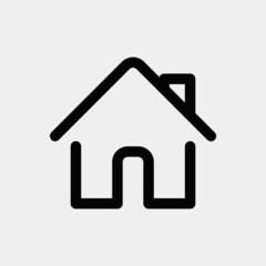home icon on white background