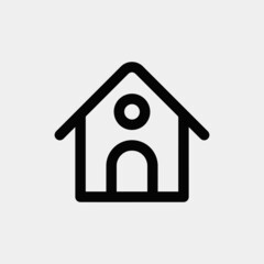 home icon on white background