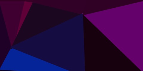 Dark multicolor vector geometric polygonal design.