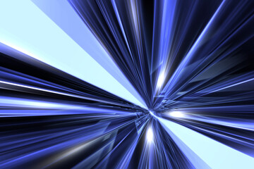 Hi-tech digital speed warp hole or tunnel abstract hi speed transfer digital technology for background and wallpapers.