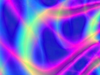 Neon colorful magic artistic abstract pattern
