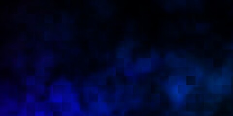 Dark BLUE vector background in polygonal style.