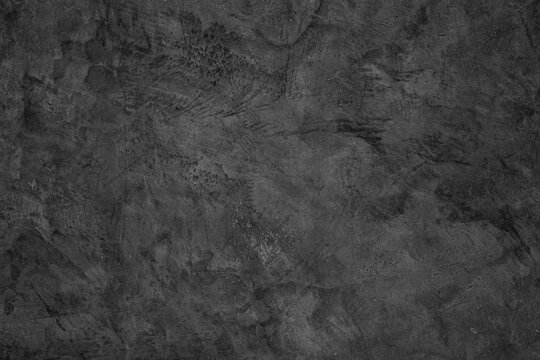High resolution seamless black concrete wall background and texture