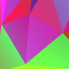 Abstract Color Polygon Background Design, Abstract Geometric Origami Style With Gradient