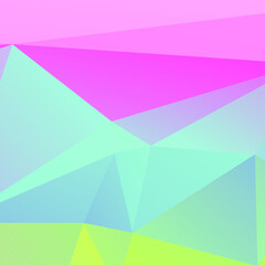 Abstract Color Polygon Background Design, Abstract Geometric Origami Style With Gradient