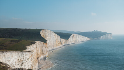 Seven Sisters Walk in Kent, England 