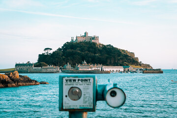 St Michaels Viewpoint in Cornwall UK 