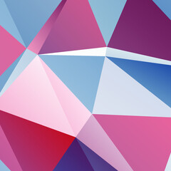 Abstract Color Polygon Background Design, Abstract Geometric Origami Style With Gradient