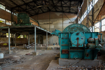 Abandoned uranium separating factory in Serbia