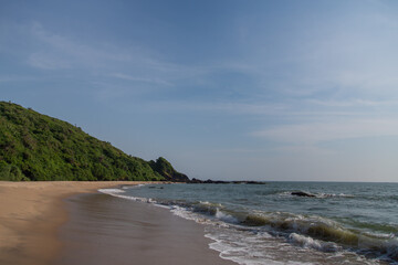 beach in the morning