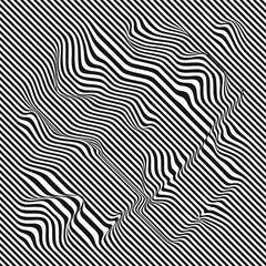 Obraz premium Abstract flow lines background . Fluid wavy shape .Striped linear pattern . Music sound wave . Vector illustration