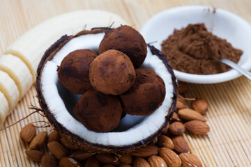 Healthy homemade coconut cookies