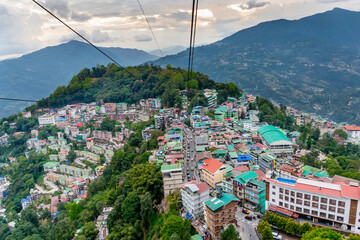 City in the mountain