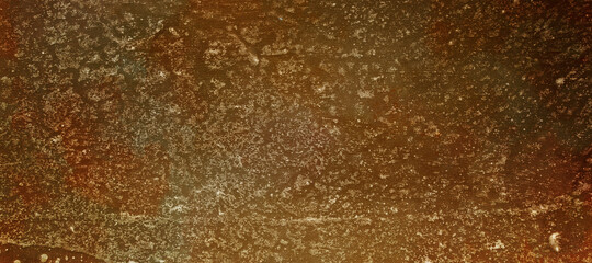 Fototapeta na wymiar Old cracked walls rusty gold and metal, old rusty metal grunge texture can be used as a backdrop 