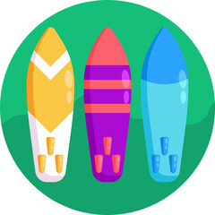 Water Sports Icon - Colourful Series