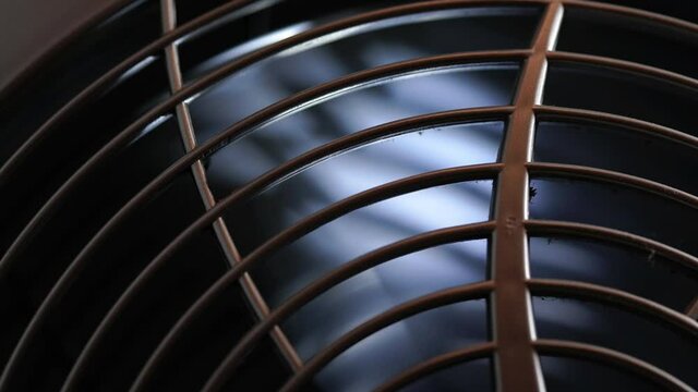 particolare ravvicinato  di un ventilatore