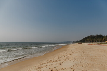 sandy ocean shore