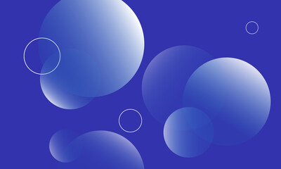 Liquid color background design. Blue elements with fluid gradient. Dynamic shapes composition. Vector illustration
