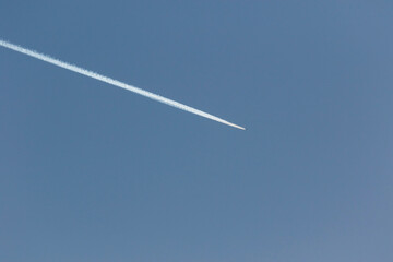 airplane in the sky